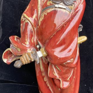 Master Ceramicist Liu Zemian's Work Drawing Sword Zhong Kui 2