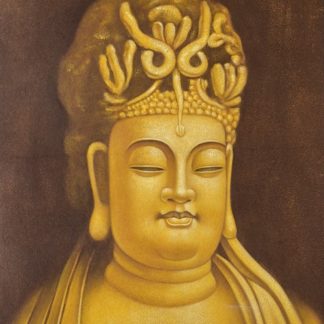 Acrylic Buddha Image with Exquisite Sandy Texture